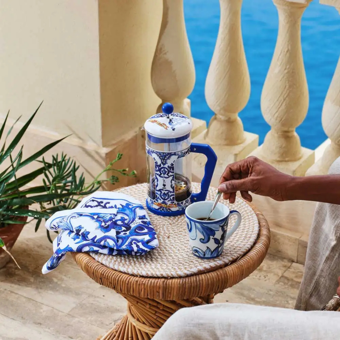 Bialetti X Dolce&Gabbana Blue Mediterranean Cafetiere