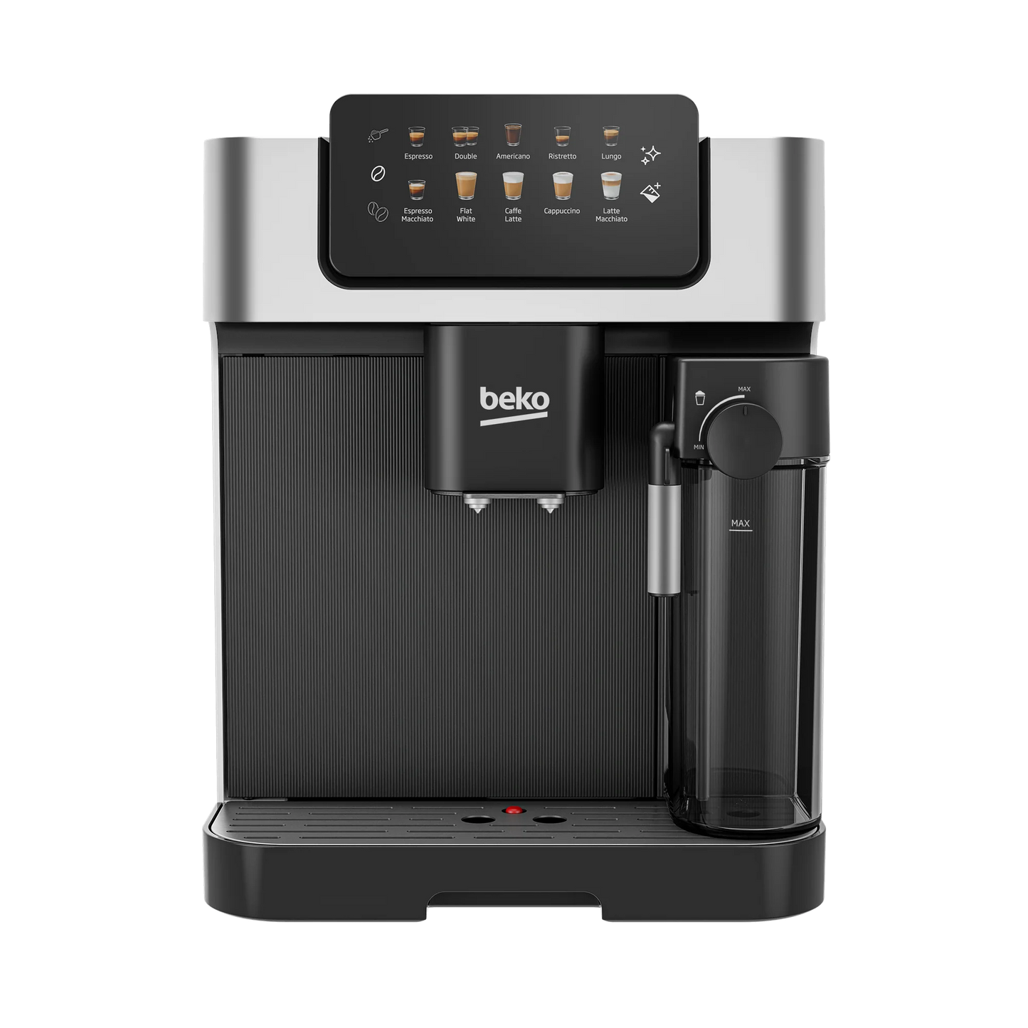 Beko CEG7304X Bean to Cup Coffee Machine Integrated Milk Jug