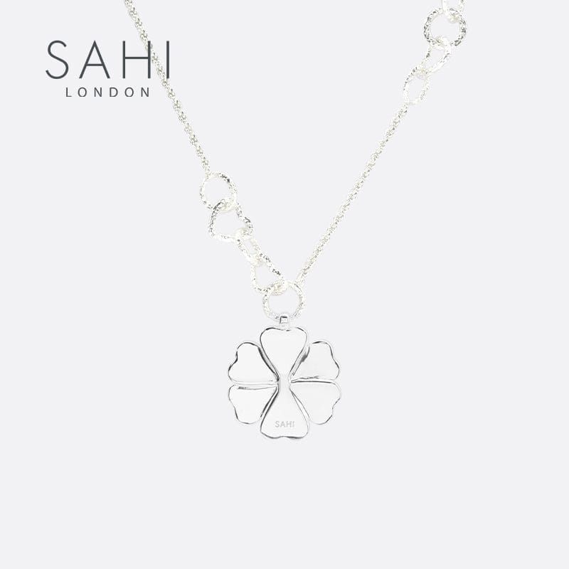Sahi Camellia Bear Pendant Charm Necklace