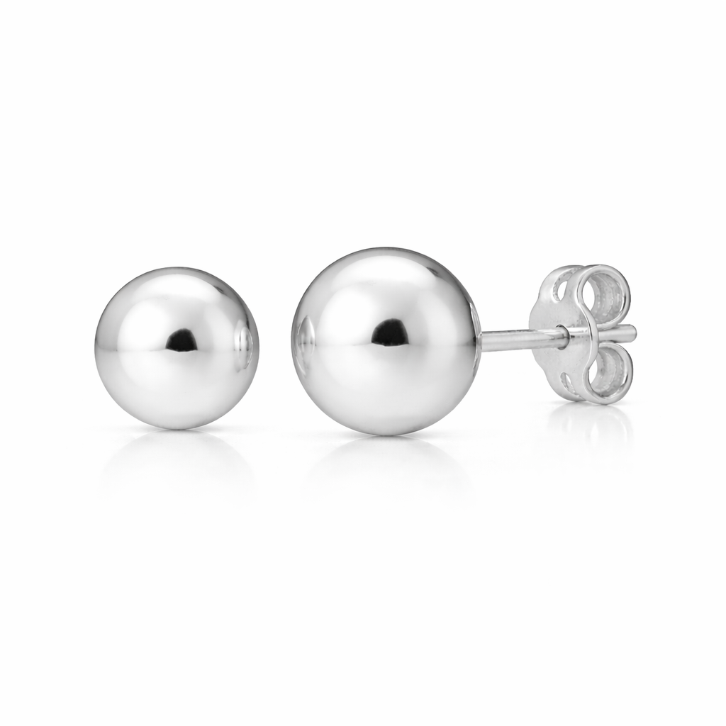 Simple Ball Stud Earrings