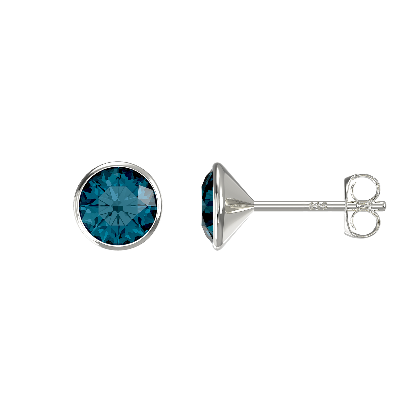 Cubic Zirconia Stud Earrings