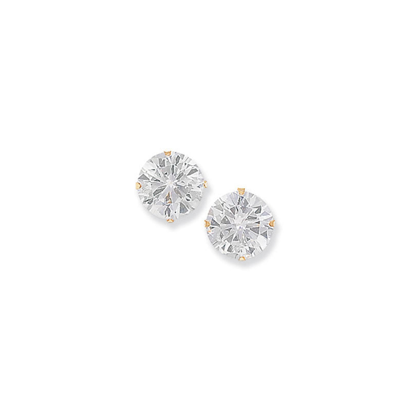 Classic Cubic Zirconia Stud Earrings