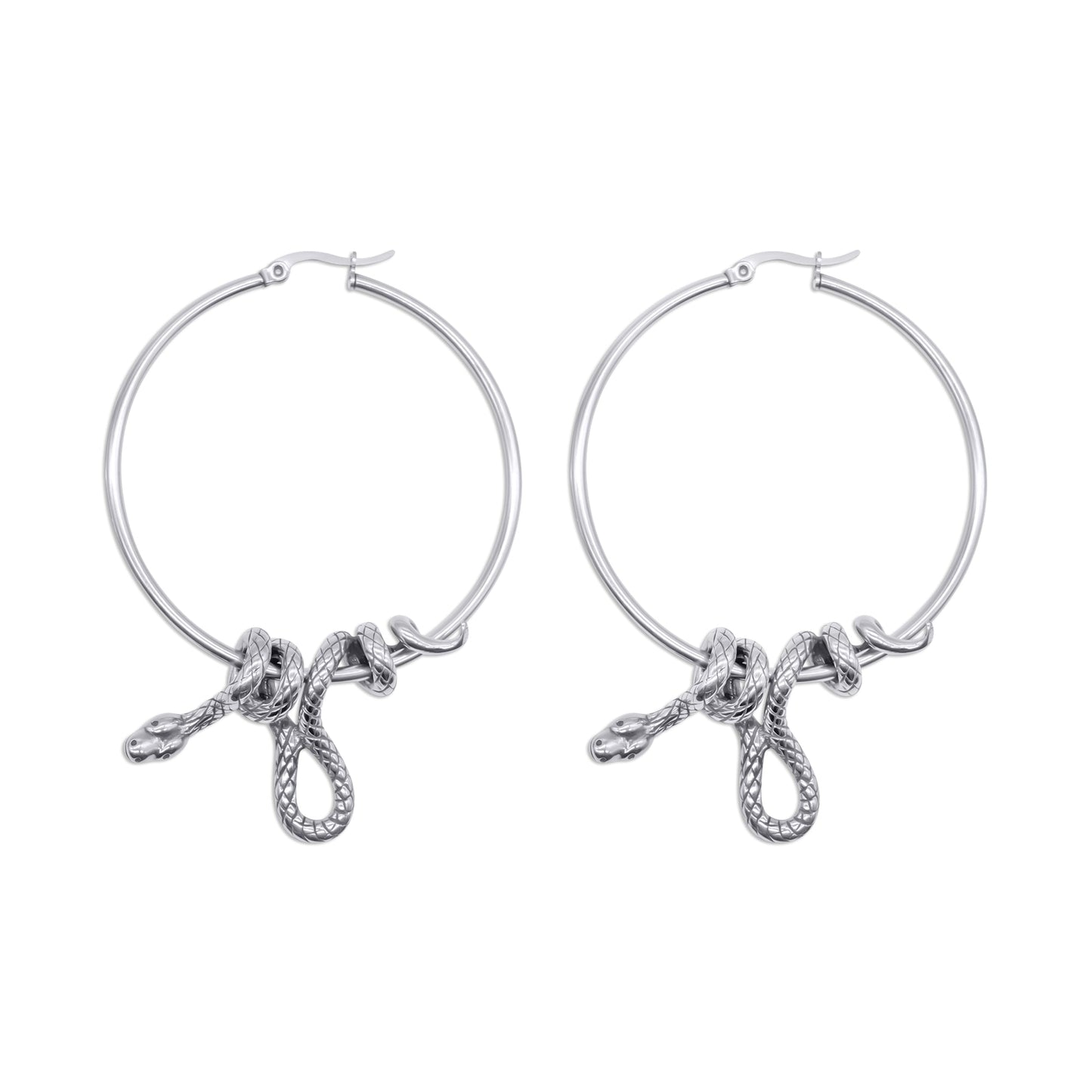 Serpent's Lair Snake Earrings