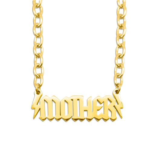 Mother Necklace Gold