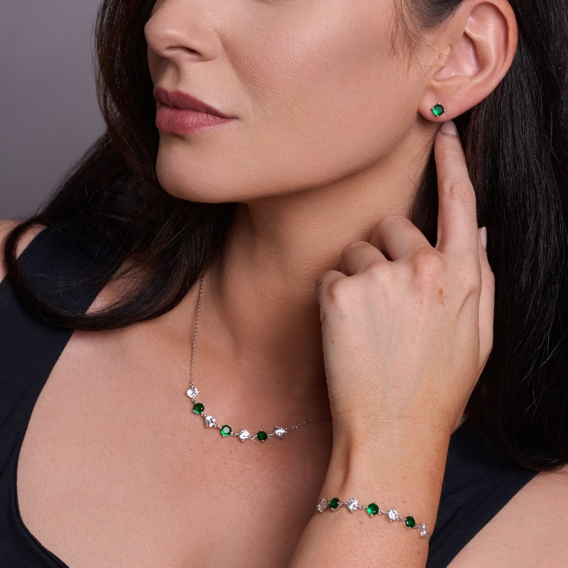 Lyla Emerald CZ Bracelet