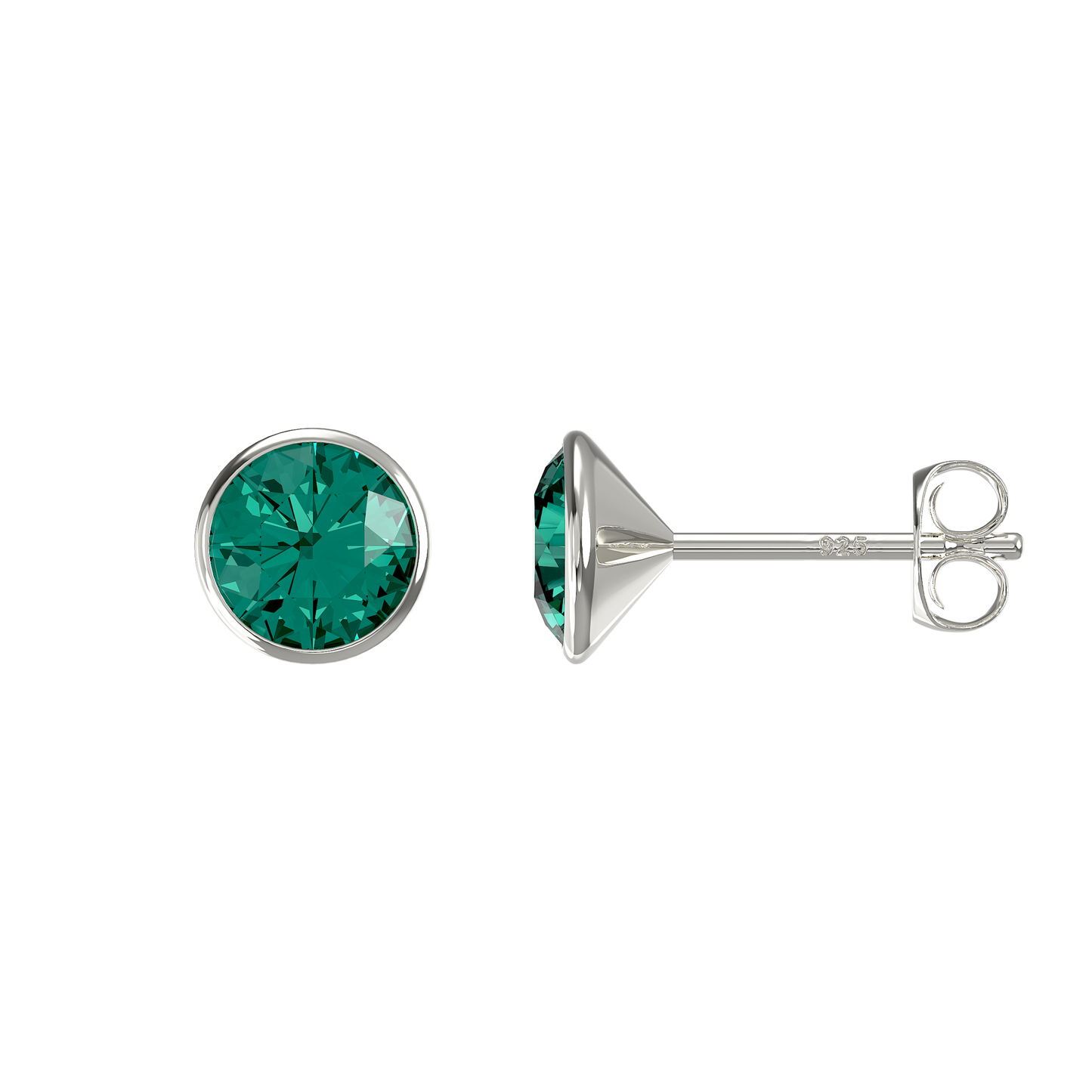 Cubic Zirconia Stud Earrings