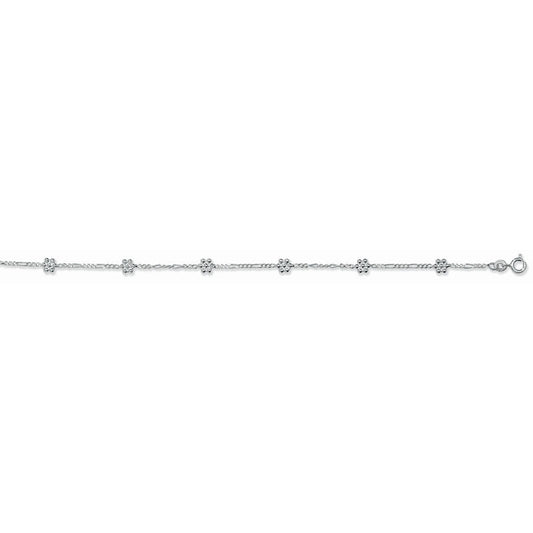 Flower Satellite Anklet