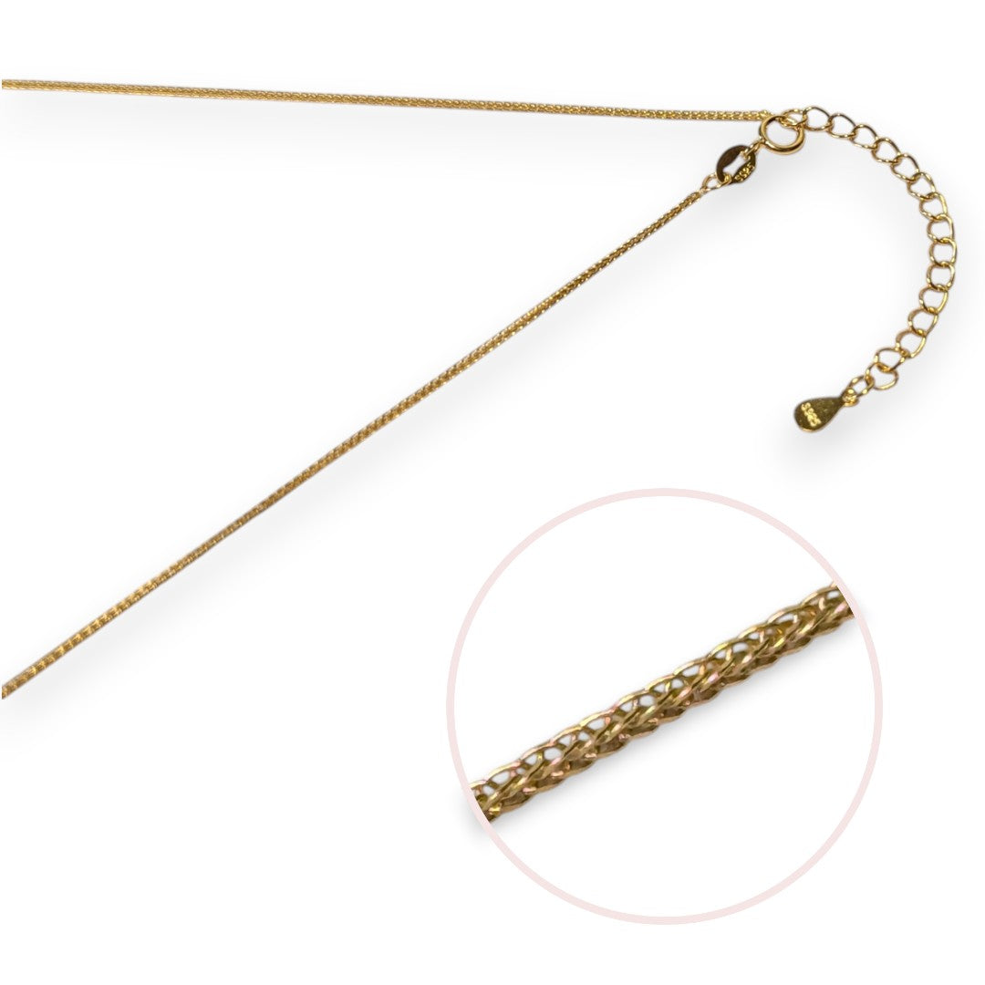 Freya 1mm Wheat Chain