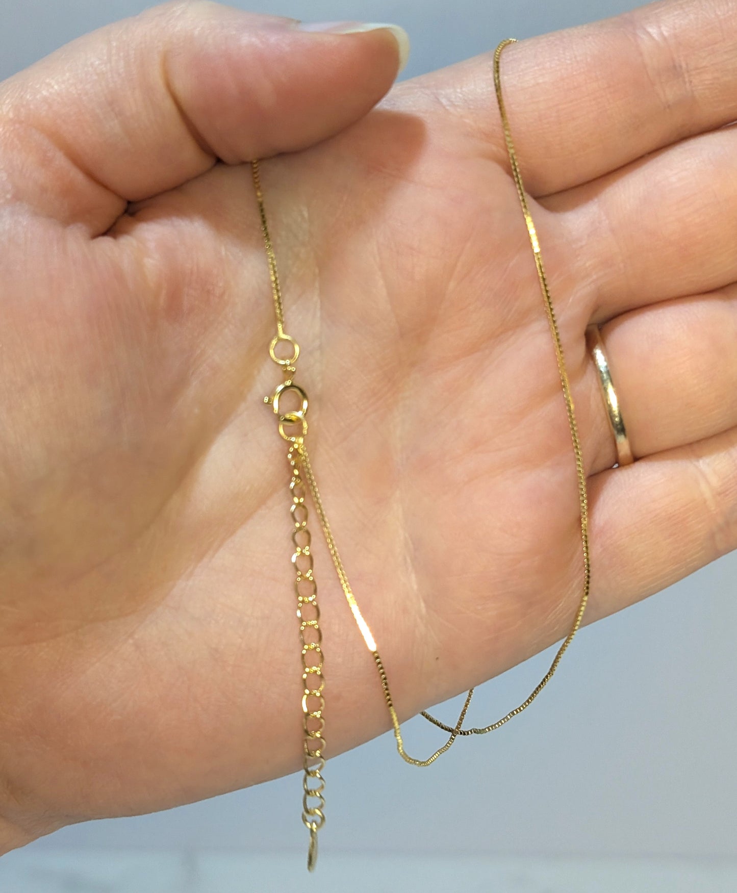 Hazel 1mm Box Chain