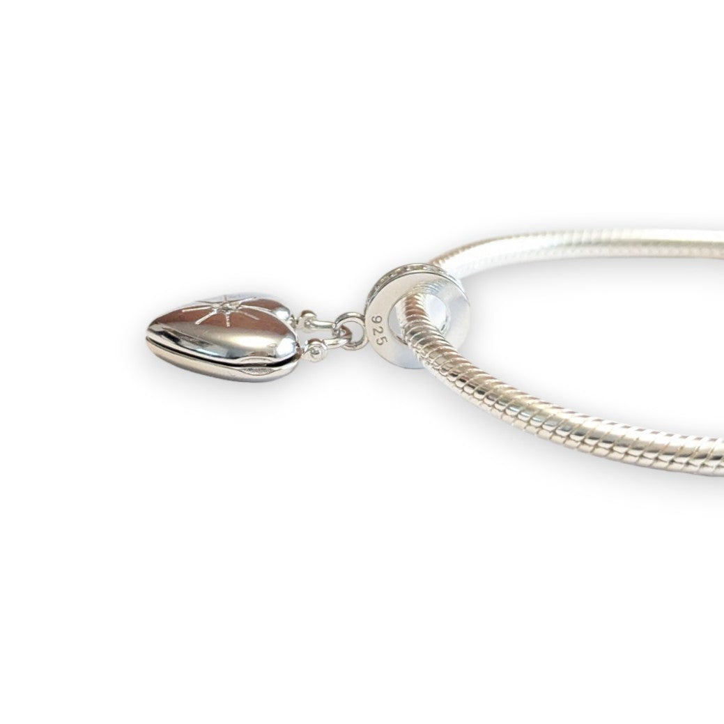 Heart Locket Dangle Charm