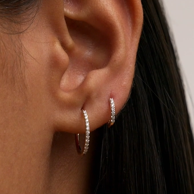 Hinged Hoop Huggies