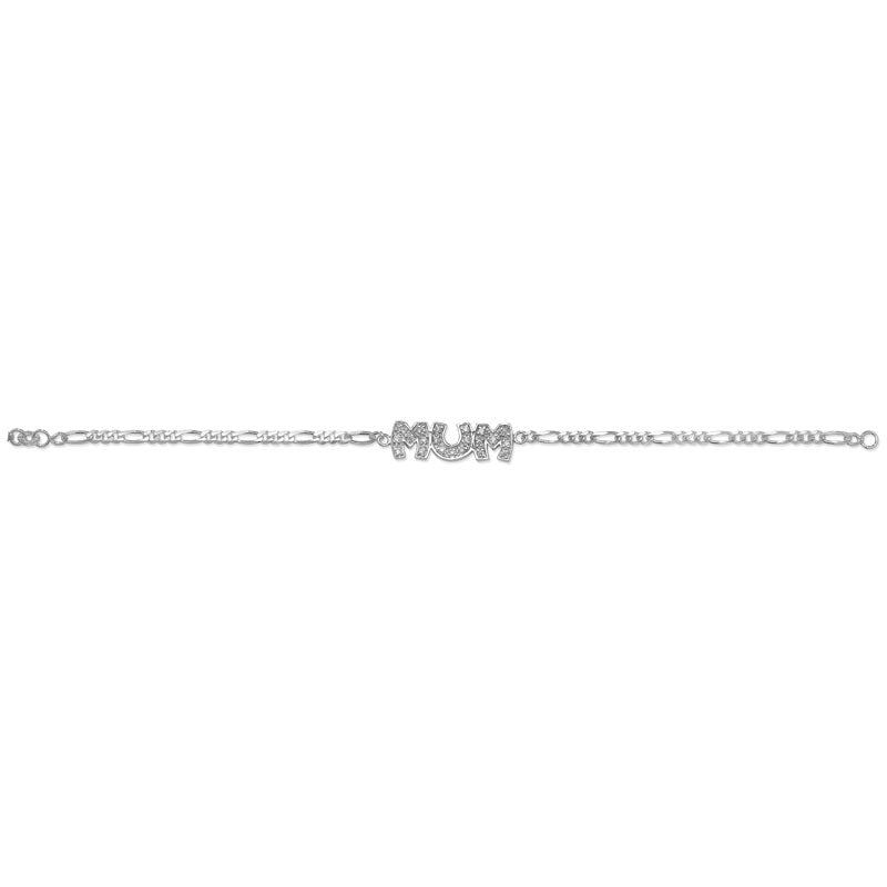 Mum Cubic Zirconia Bracelet