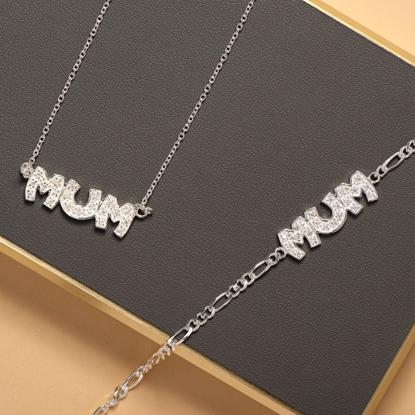 Mum Cubic Zirconia Bracelet
