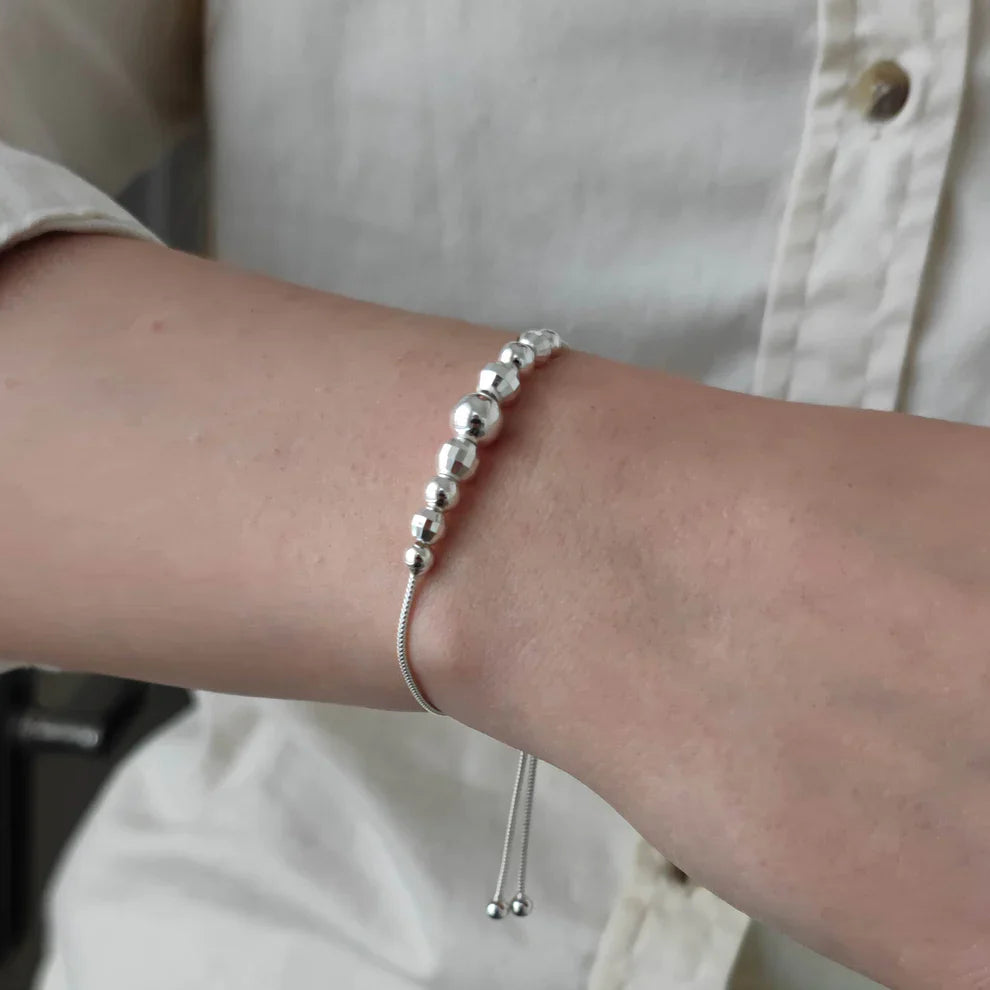 Nine Bead Bolo Bracelet