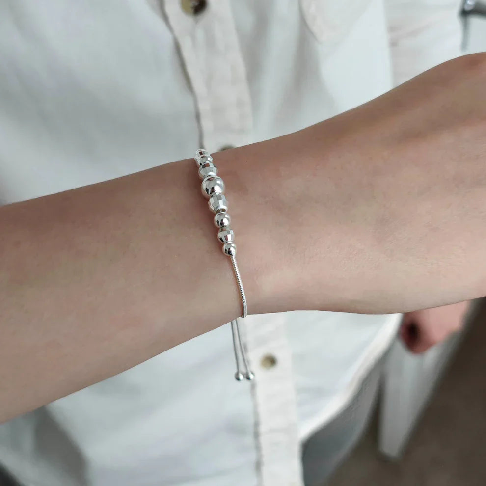 Nine Bead Bolo Bracelet