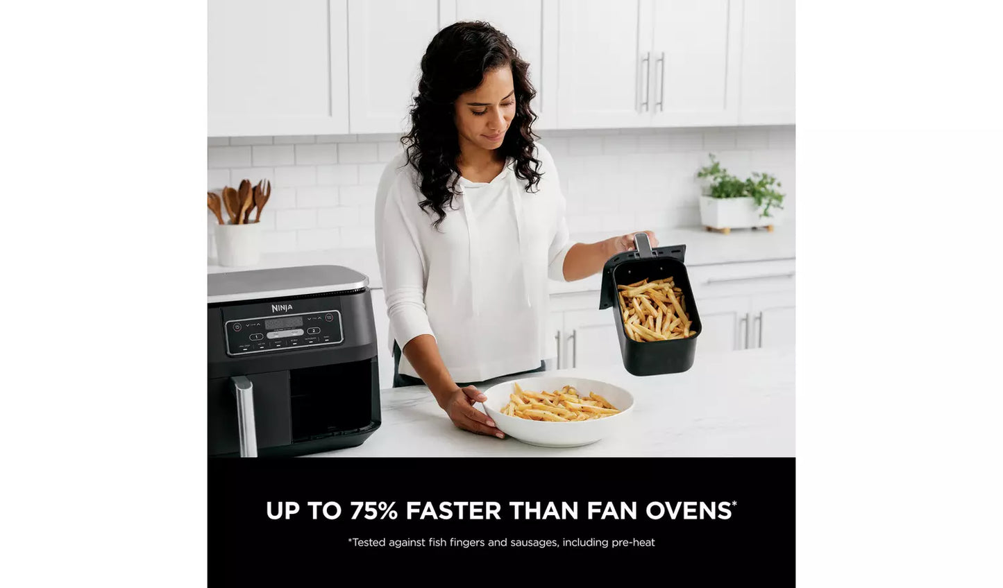Ninja Foodi Dual Zone Air Fryer AF300UK - Black
