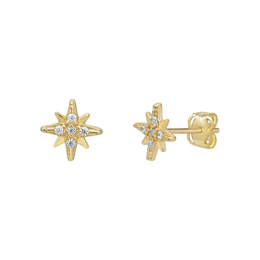 North Star Stud Earrings