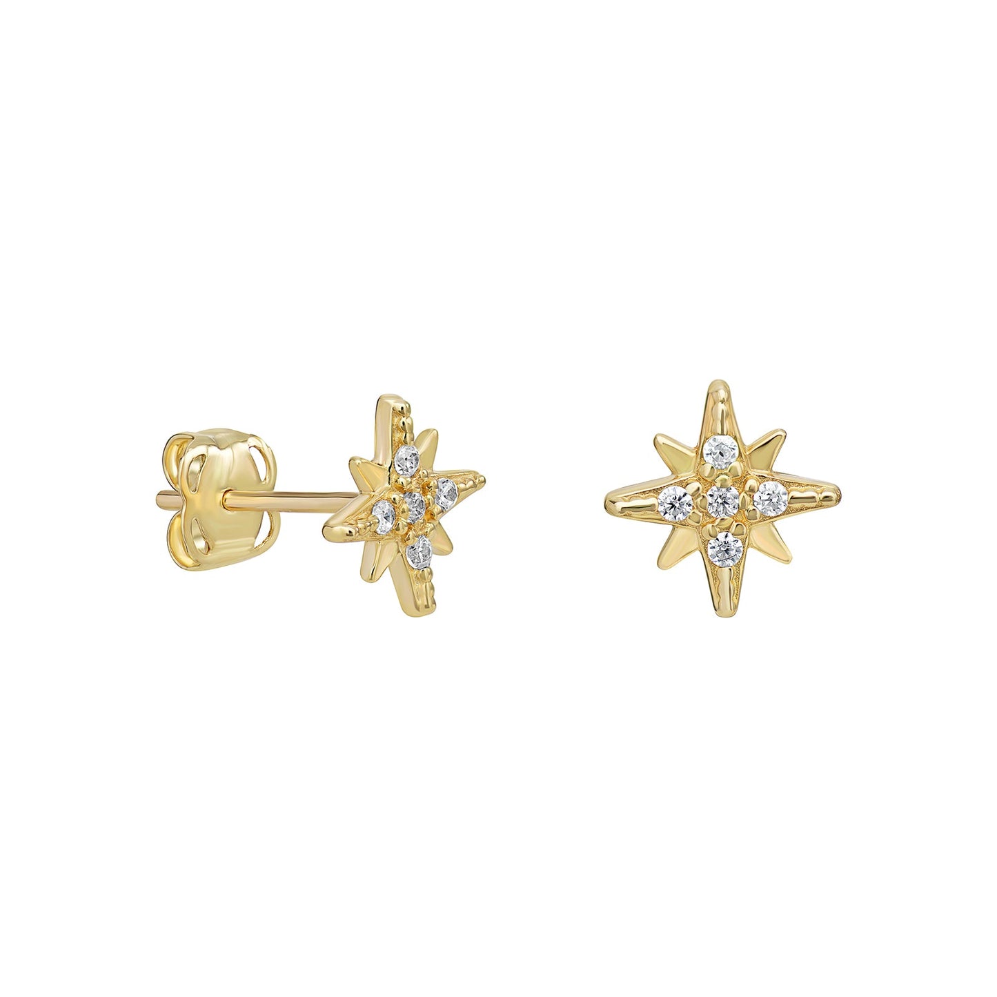 North Star Stud Earrings