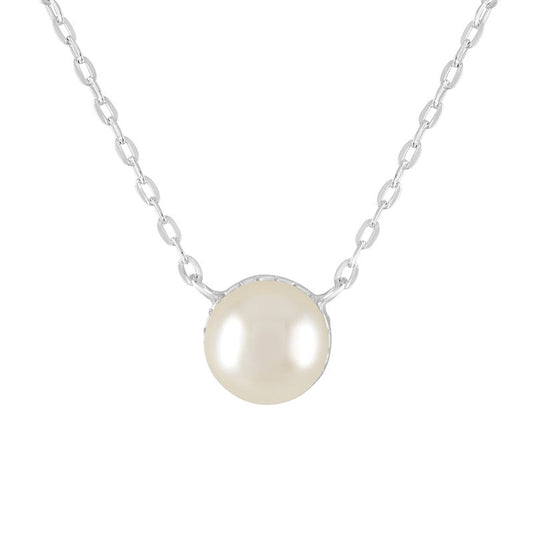 Plain Pearl Necklace