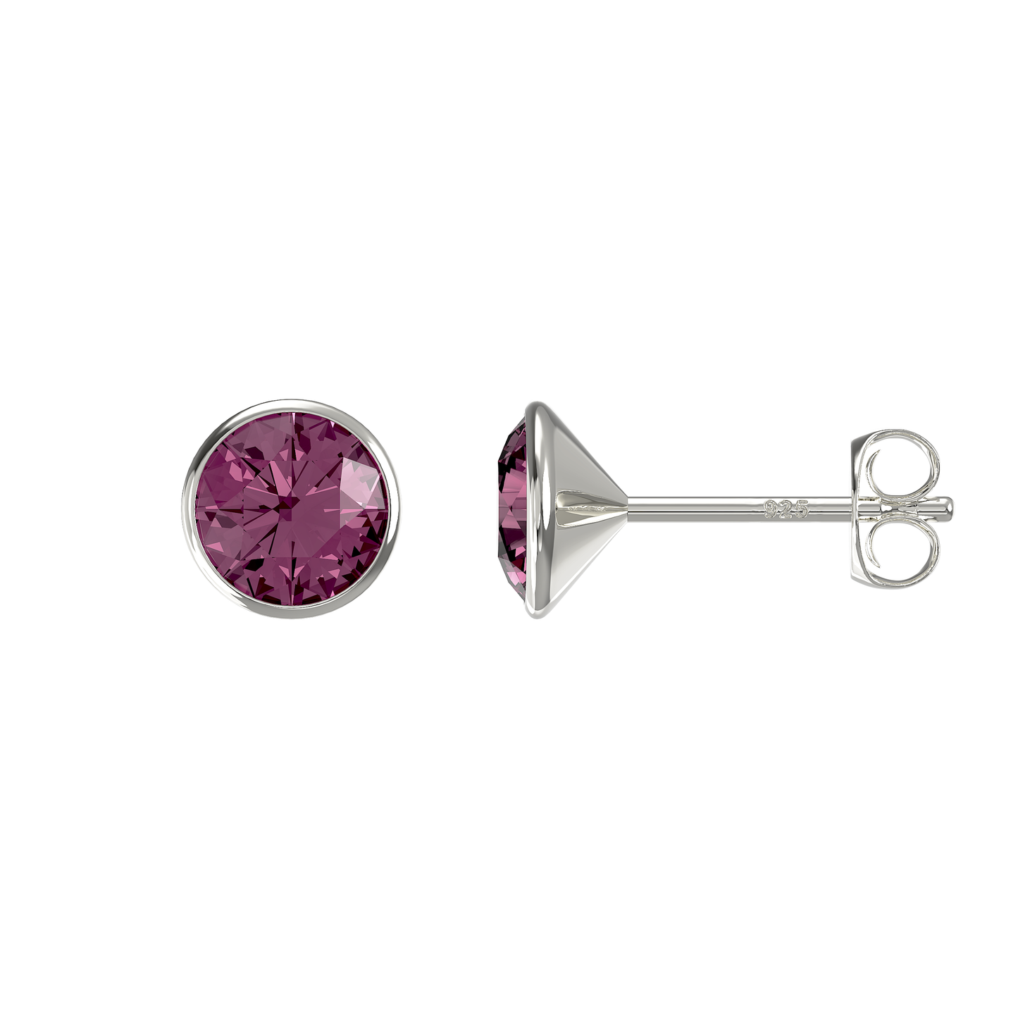 Cubic Zirconia Stud Earrings