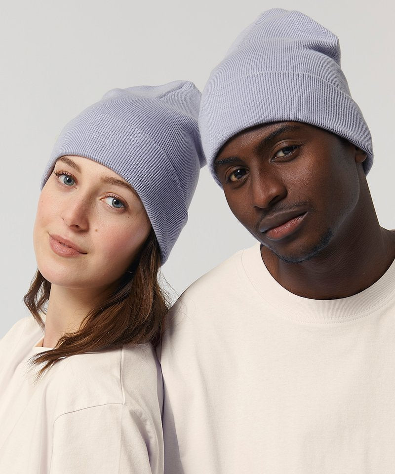 Rib Beanie: Organic and Recycled