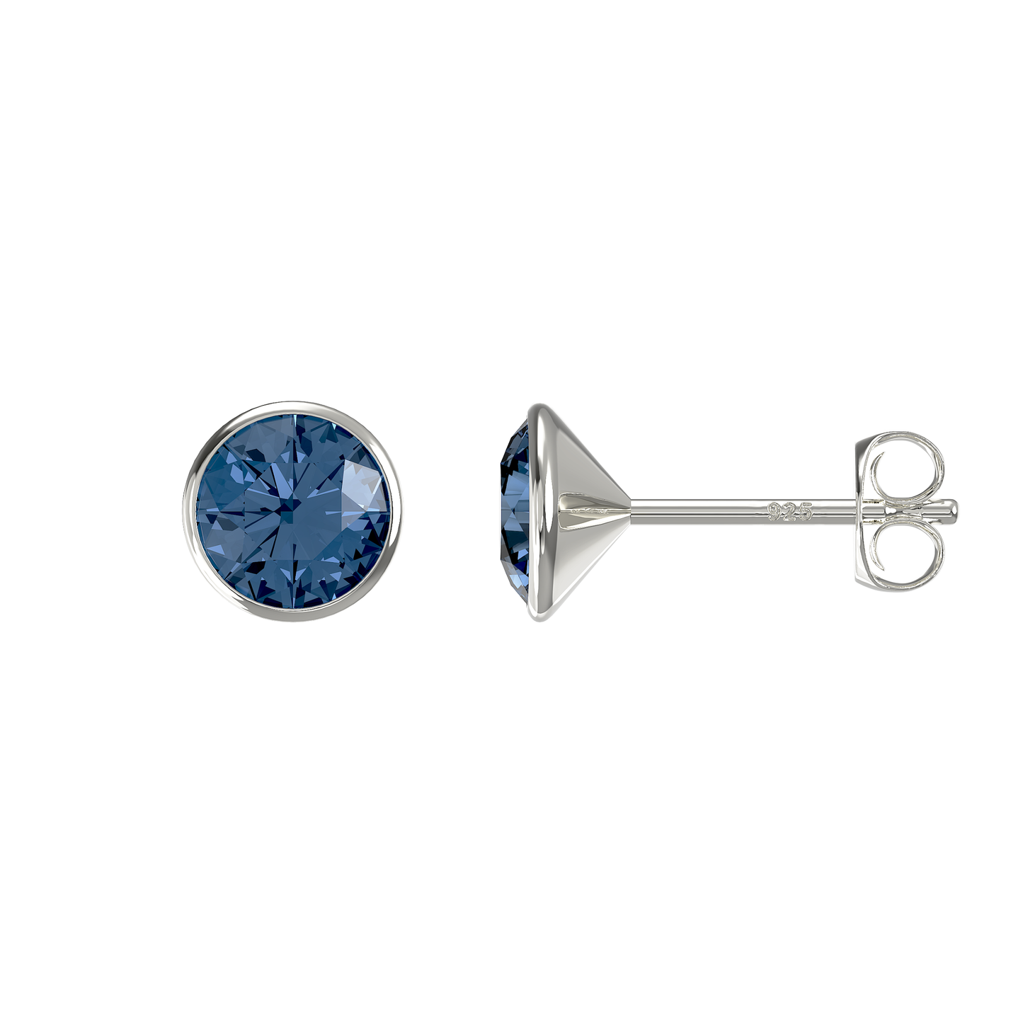 Cubic Zirconia Stud Earrings