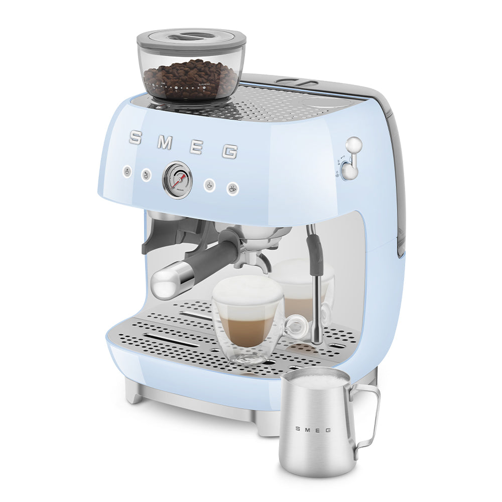 Smeg 50's Style EGF03PBUK Electric Coffee Grinder - Pastel Blue