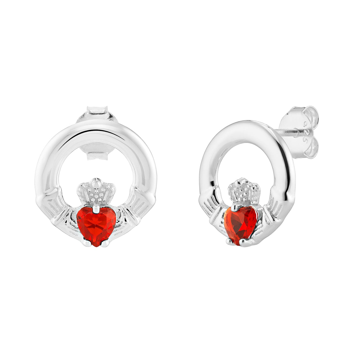 July Birthstone Claddagh Jewellery Set