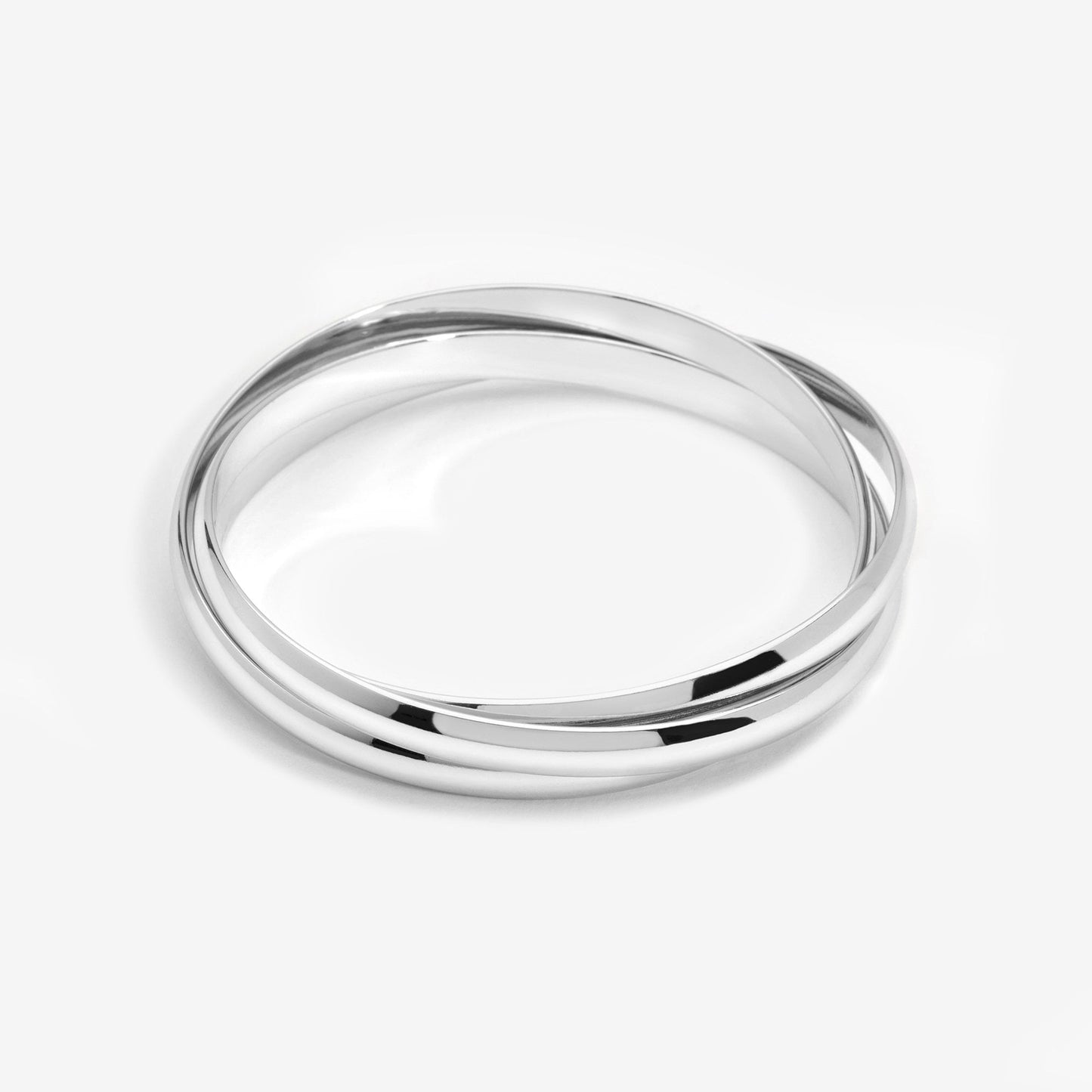 Triple Interlocked Bangle Set