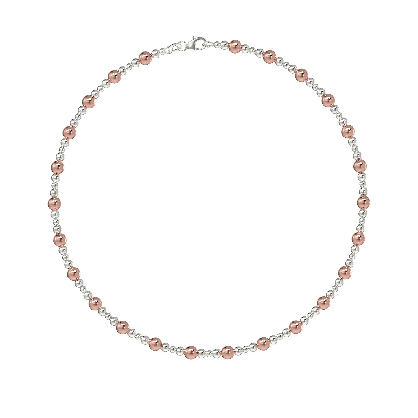 Two Tone Beaded Necklace