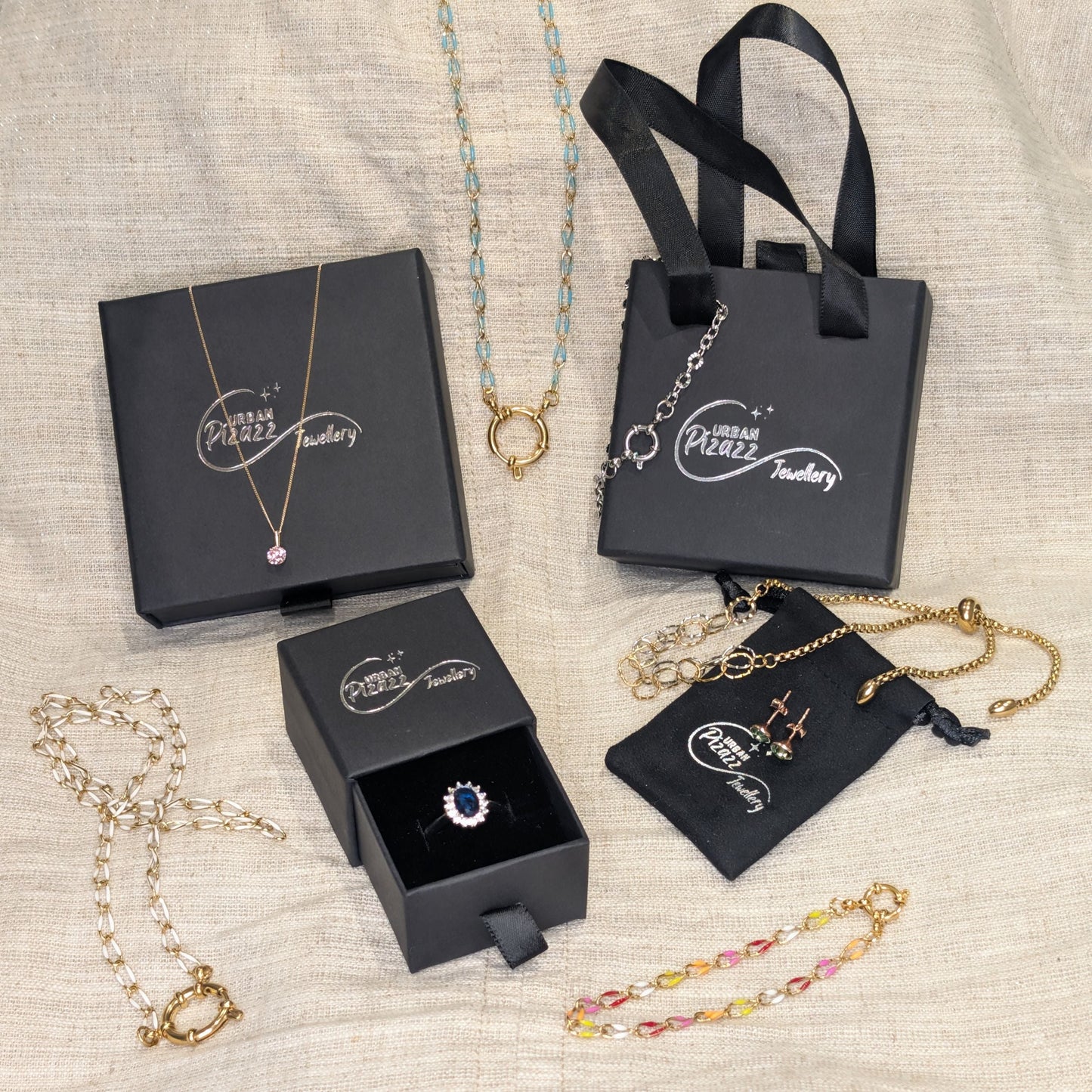 January Birthstone Claddagh Earrings