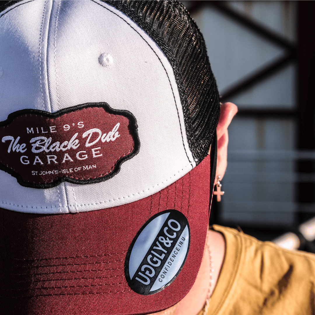 Burgundy Garage Cap
