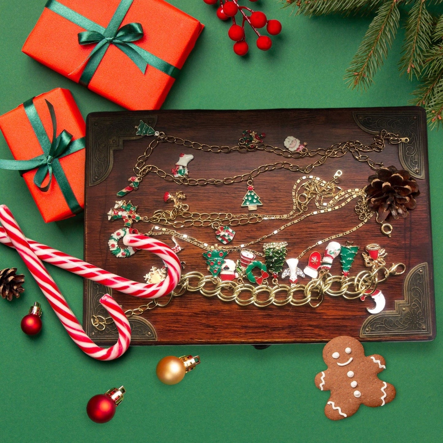 Christmas Charm Bracelet