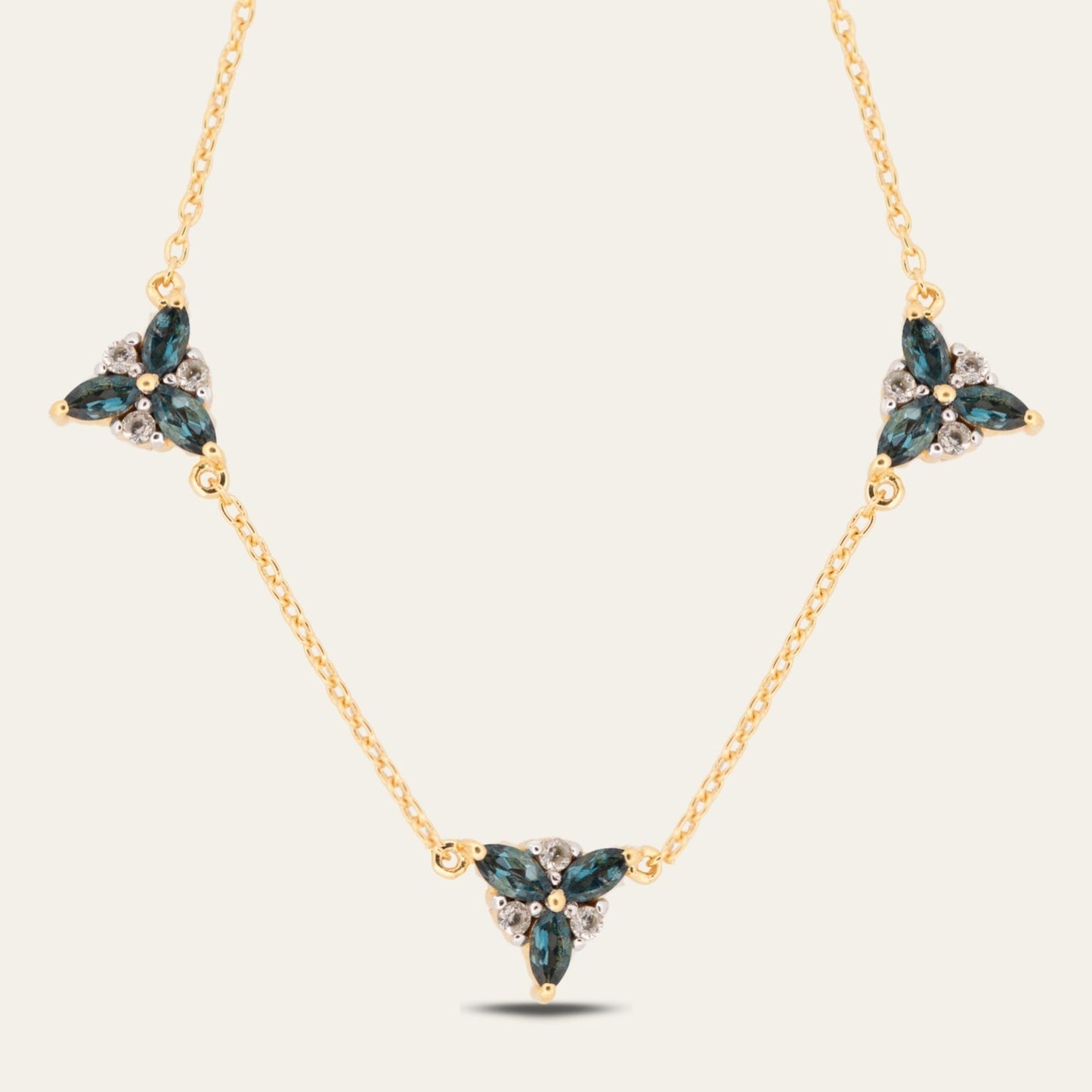 Gold Topaz Necklace - Galene