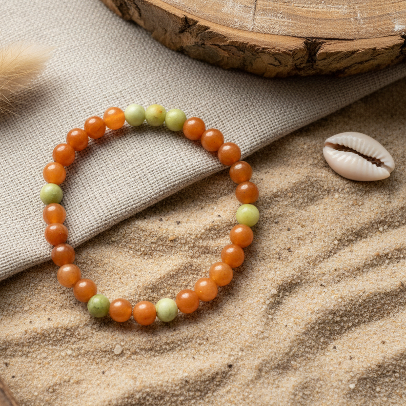 Handmade Aventurine Beaded Bracelet