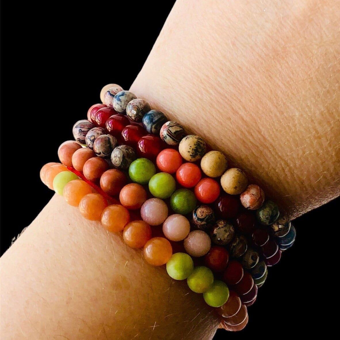 Handmade Aventurine Beaded Bracelet