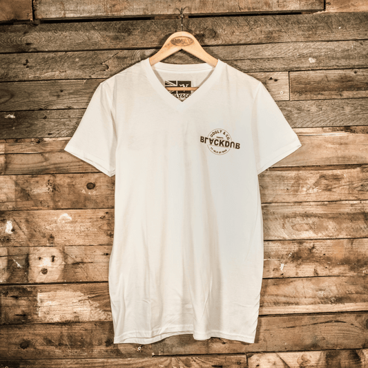 White Stamp Tee