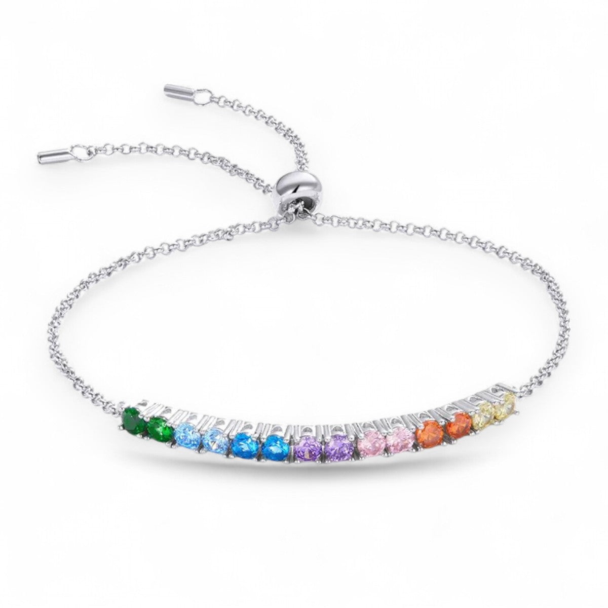 Rainbow Bolo Bracelet