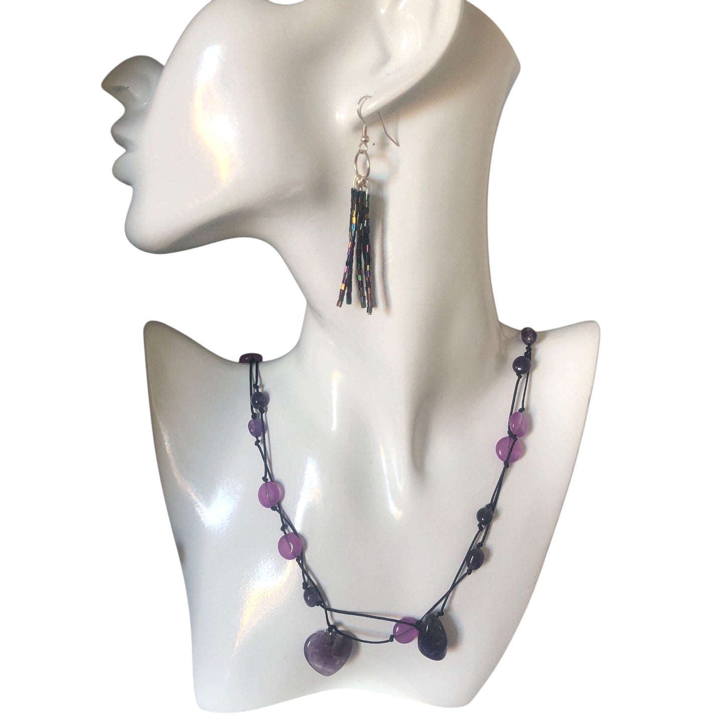 Shimmering AB Crystal Beaded Earrings