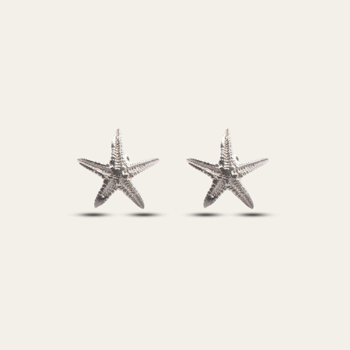 Dainty Real Silver Starfish Studs