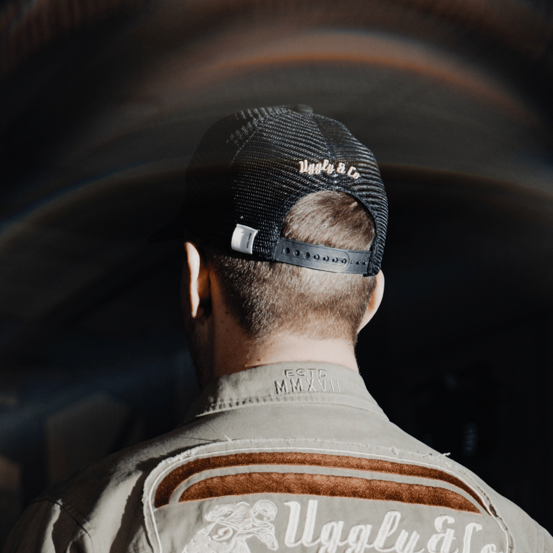 Black Flattrack Cap